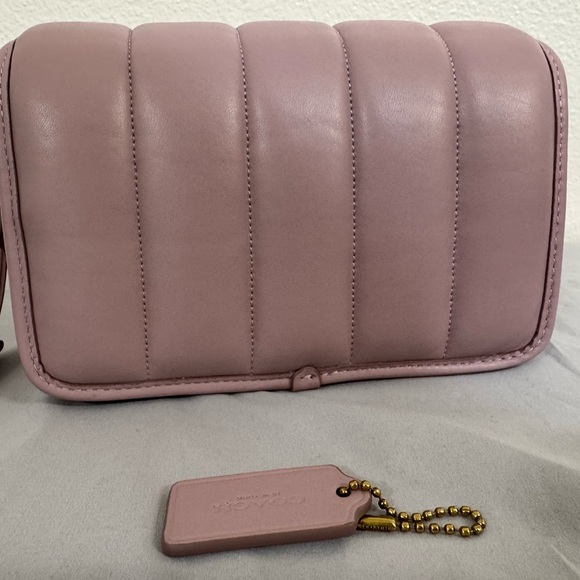 Coach Quilted Studio 19 Bag in Ice Purple - Picture 3 of 7